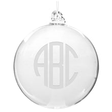 Personalized Glass Ball Ornament