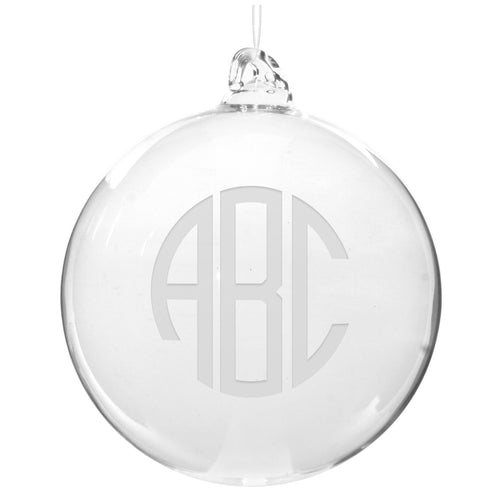 Personalized Glass Ball Ornament